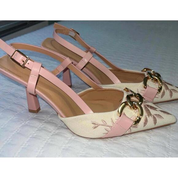 slingback heels - Picture 3 of 4